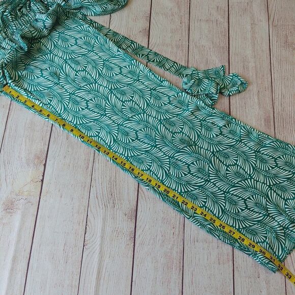 Yume by Muge Ersin tube top art deco jumpsuit sz 36 - Picture 8 of 9